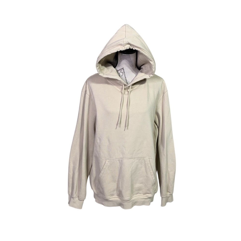 H&M minimalist Cream‎ Oversized Hoodie Relaxed Fit